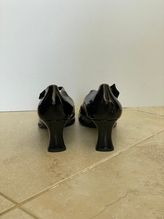 Vintage Y2K Prada Black Patent Leather Mary Jane … - image 3