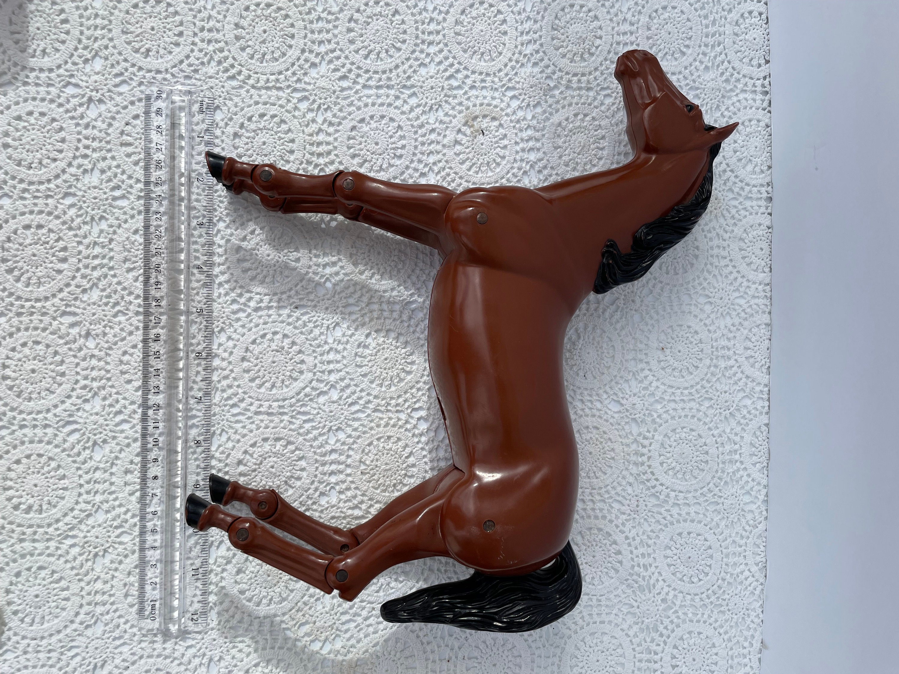 Vintage 1970 Barbie Horse Dancer Mattel Toy Brown Saddle