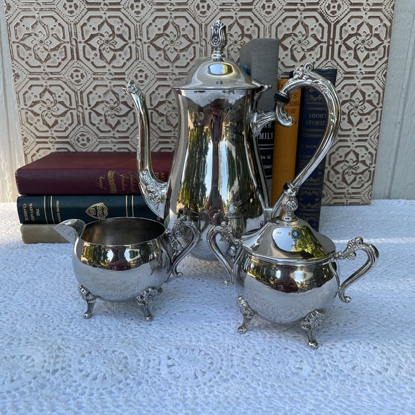 Vintage versilbert Kaffee Tee Service Set