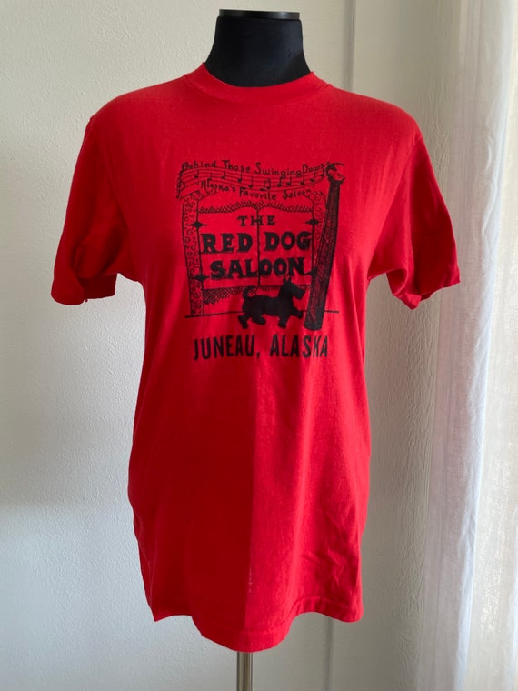 Vintage Red Dog Saloon Graphic Tshirt