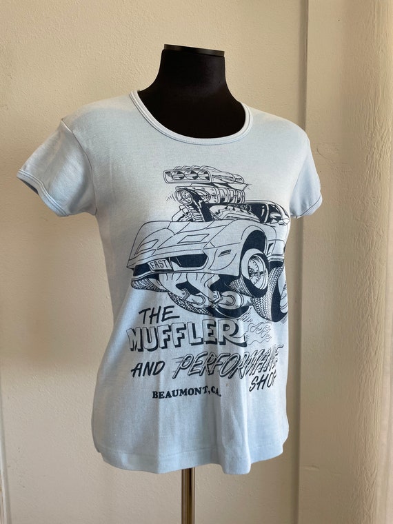 Vintage short sleeve muscle car graphic Tshirt