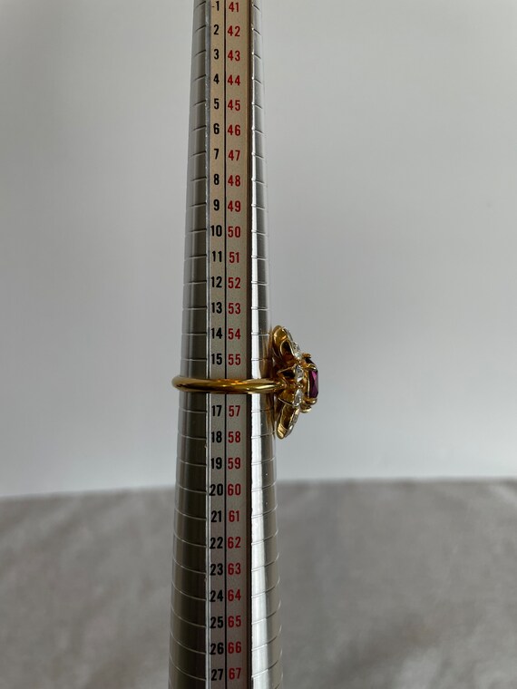 Vintage Amethyst and Crystal Marquis Cocktail Sta… - image 6