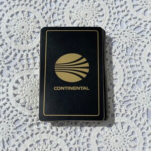 Baraja de cartas Continental Airlines vintage de 1970 sin sellar pero nueva
