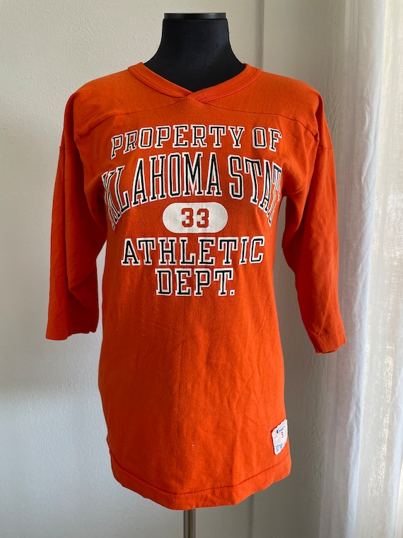 Vintage Oklahoma State University football T-shirt