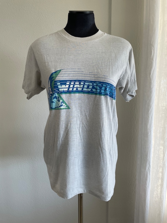 Vintage Hawaii athletic off the shoulder tee