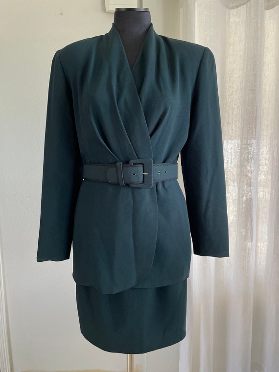 Vintage Ann Taylor Pant Suit plus skirt Set 3 pie… - image 2