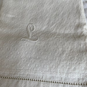 Vintage Cotton Damask Baby Bath Towel