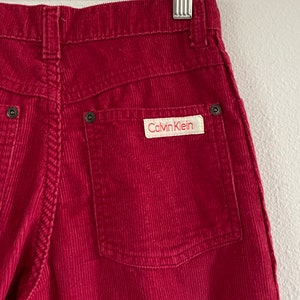 Vintage ‘80s Calvin Klein Fine Wale Corduroy Slim Straight Youth Jeans