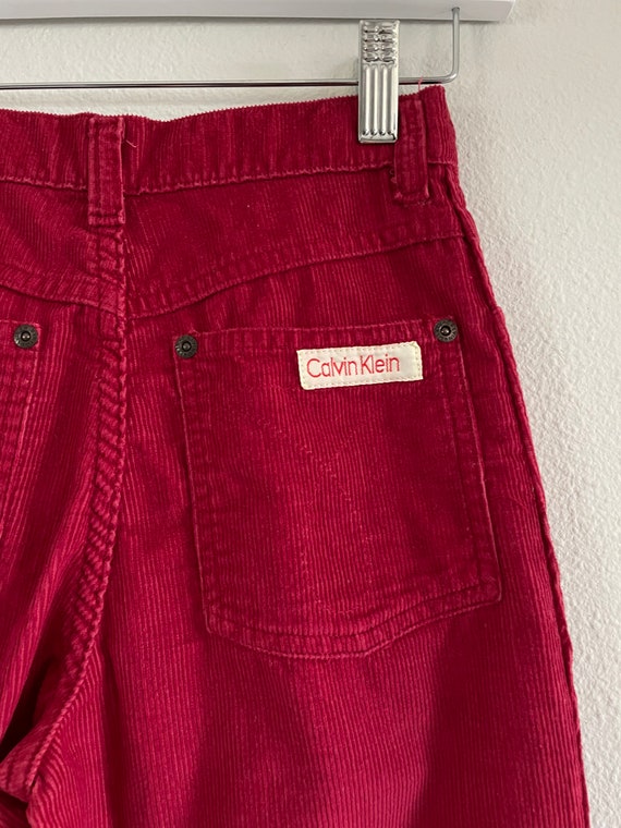 Vintage ‘80s Calvin Klein Fine Wale Corduroy Slim 