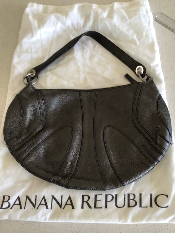 Vintage Y2K Banana Republic Brown Leather shoulder