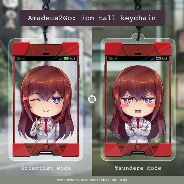 Steins Gate Kurisu Keychain - Etsy