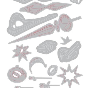 Awesome Layered Christmas Ornaments Metal Cutting Dies-Non Branded   STORE CLOSING