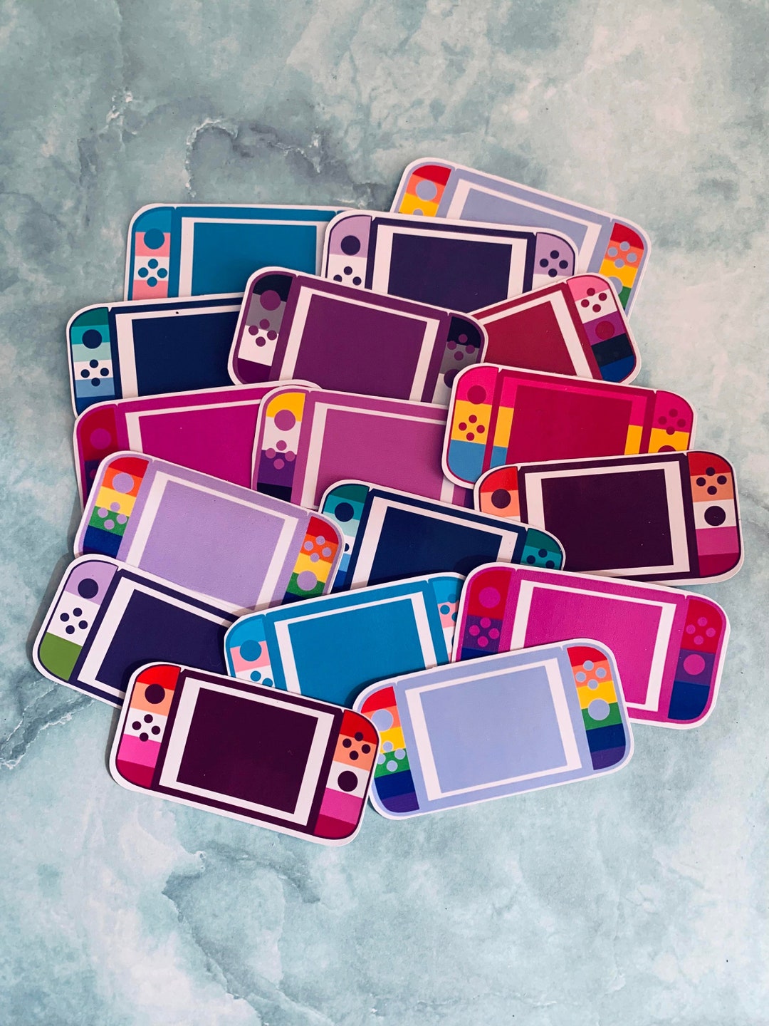 Nintendo Switch Pride Stickers - Etsy