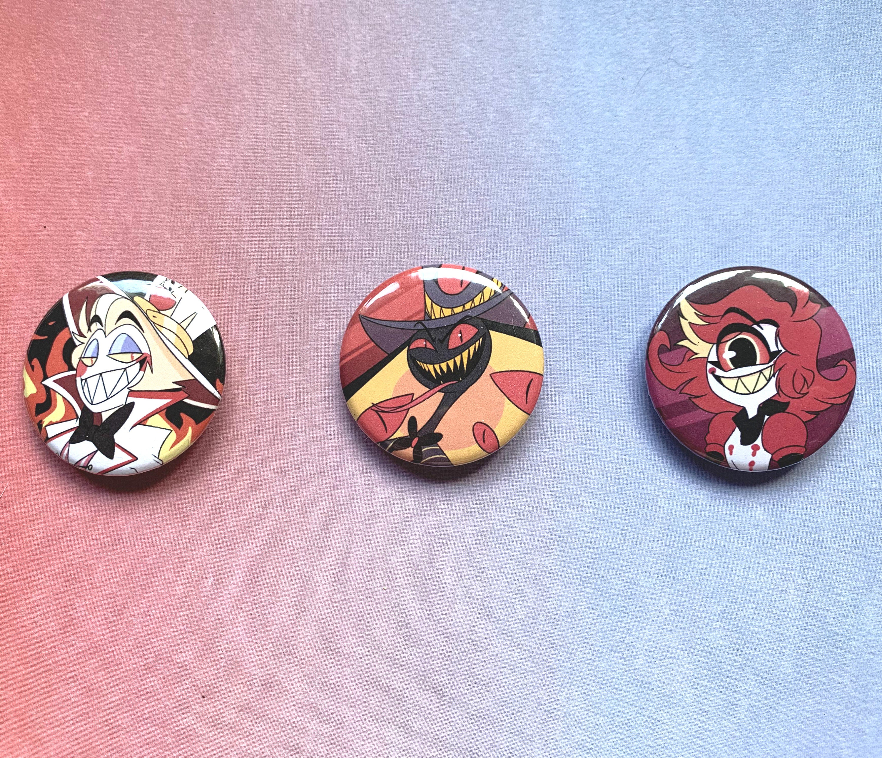 Hazbin Hotel 37mm Button Badges - Etsy