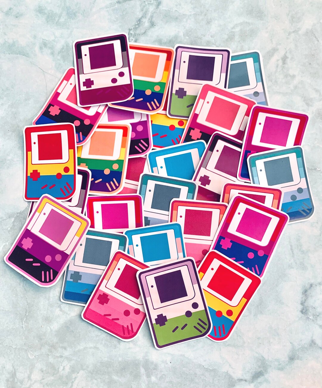 Gameboy Pride Stickers Etsy