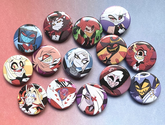 Hazbin Hotel 37mm Button Badges - Etsy