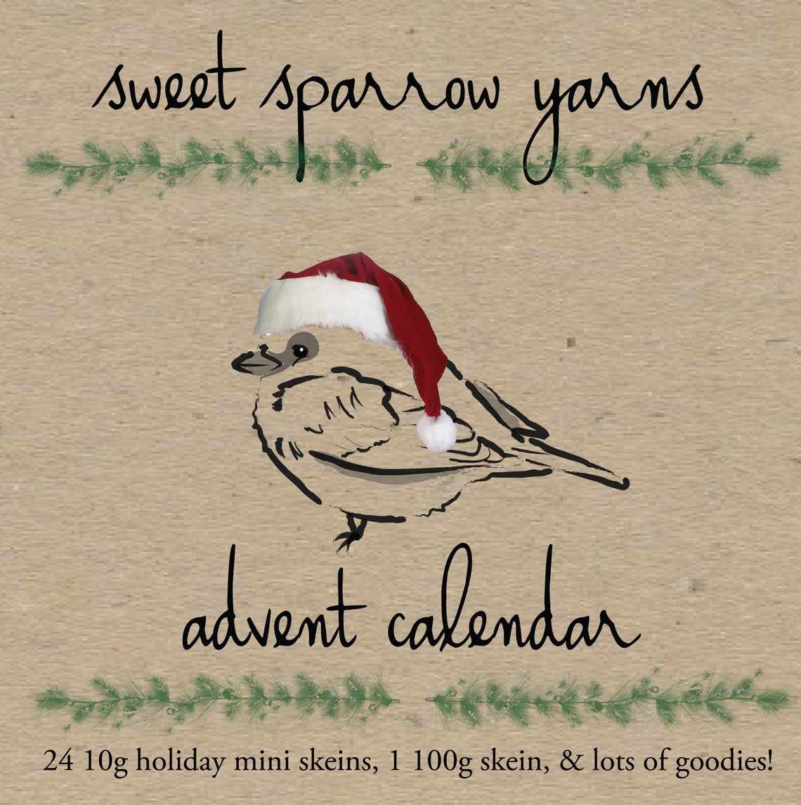 2021 Mini Skein Advent Calendar 24 x 10g mini skeins 1 100g Etsy