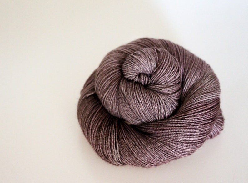 Owl Blackberry Mousse 702010 superwash merino yak nylon sock yarn
