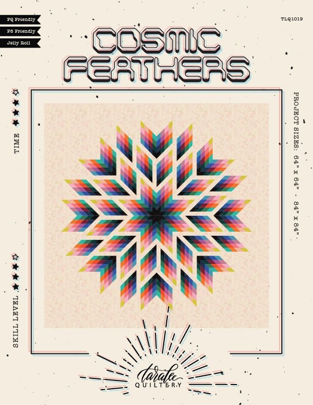 Cosmic Feathers PDF Quilt Pattern