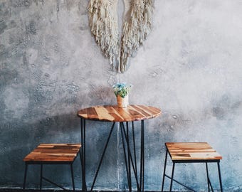 Macramé Angel Wings on Cholla Wood | “Becoming” | Minimalist Boho Fiber Art