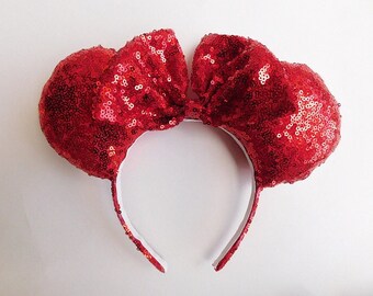 Classic Red Sequins Ears!