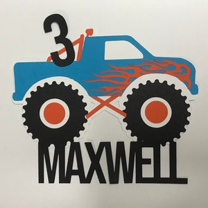 Monster Truck Cake Topper