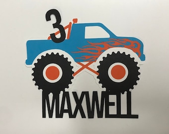 Monster Truck Cake Topper