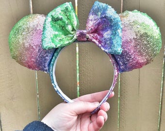 Rainbow Sequins Ears!