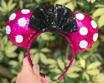 Pink Polka Dot Ears!