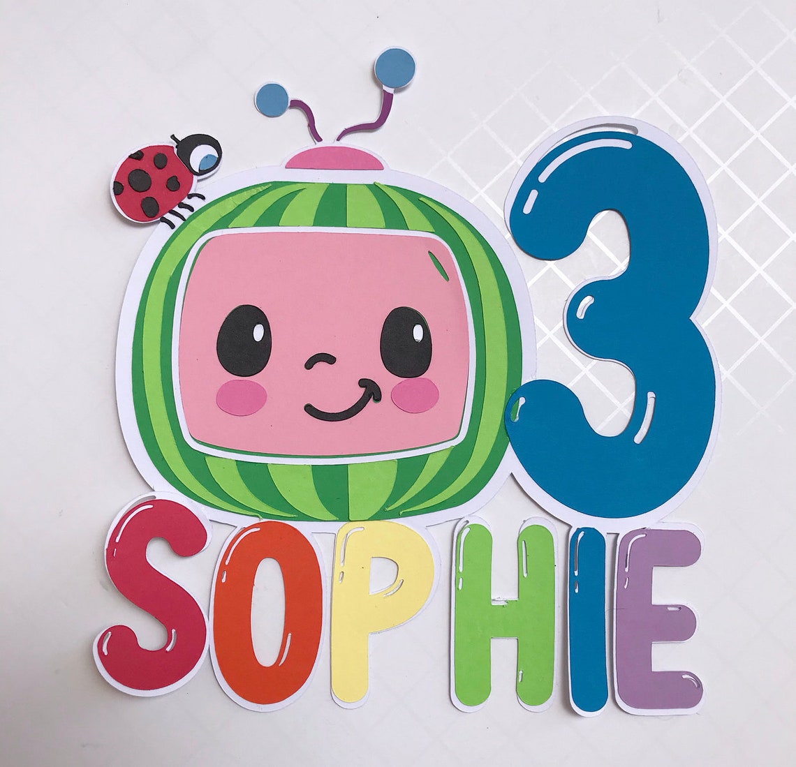 Happy Birthday Cake Topper