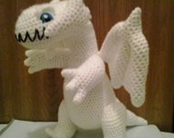 blue eyes white dragon stuffed animal