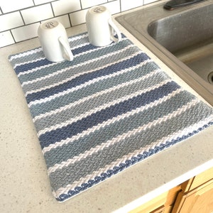 Dish Drying Mat, Kitchen Accessories, Farmhouse Decor, Decor Gift for Her,