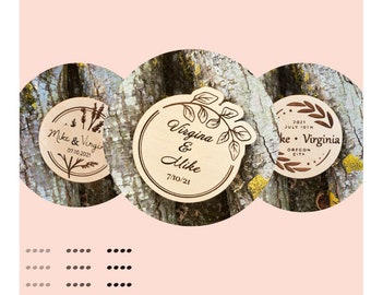 SVG Cut File  For Glowforge or CNC |Set of 4 Coasters |  SVG File | Digital Files | Coasters - 4 different designs.