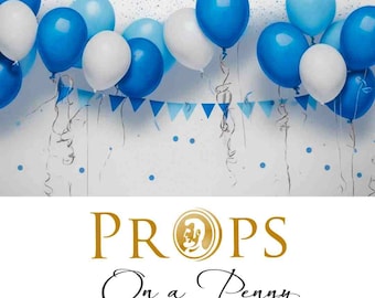 1st year cake smash digital backdrops boy and girl_photography backdrop