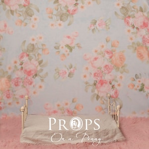 Cute newborn  bed prop _ digital studio backdrop, Newborn Photography props