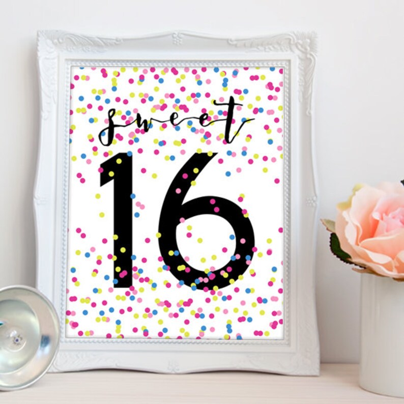 Printable Sweet 16 Sign Sweet 16 Printable 16th Birthday Etsy printable-sweet-16-sign-sweet-16-printable-16th-birthday-etsy