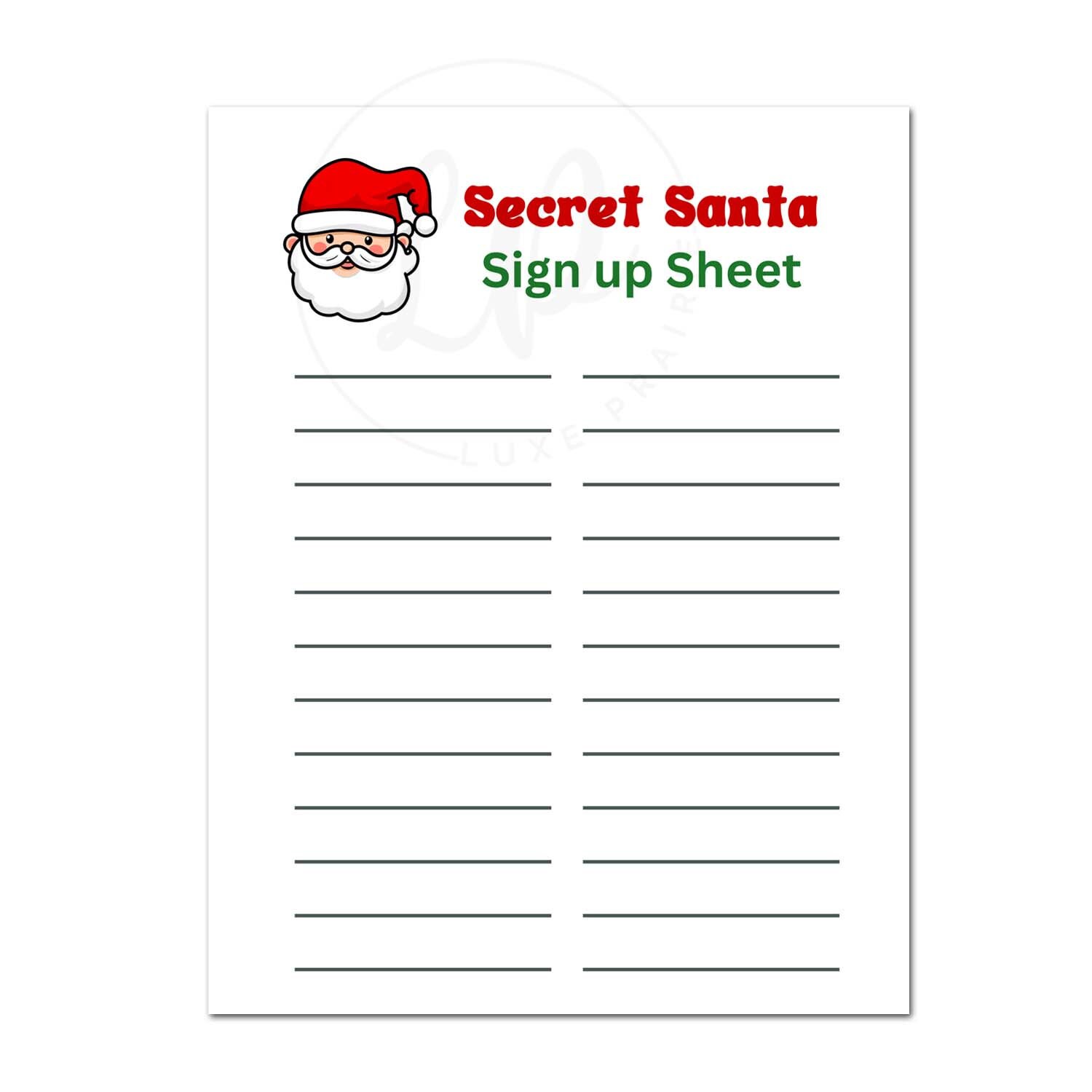 Secret Santa Printable, Work Secret Santa Gift Exchange, Secret Santa Sheet Sign up Printable, Class Secret Santa, Family Christmas Party - Etsy secret-santa-printable-work-secret-santa-gift-exchange-secret-santa-sheet-sign-up-printable-class-secret-santa-family-christmas-party-etsy
