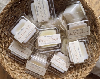 Coconut Tart Wax Melts: Pick Any 3 Scents - Sustainable Home Fragrance