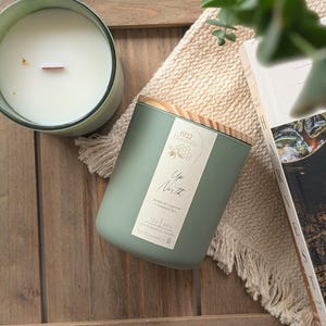 Up North | Wood Wick Candle | Earthy Scented Coconut Soy Candle | Hand-poured Candle | Michigan Made