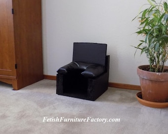 Mature: Smother Box Facesitting. BDSM FemDom Oral Worship, Queening Chair. Rim Seat, Fetish Chair, Kinky, Do It Yourself Instructions.