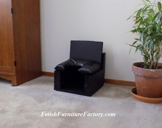 Mature: Smother Box Facesitting. BDSM FemDom Oral Worship, Queening Chair. Rim Seat, Fetish Chair, Kinky, Do It Yourself Instructions.