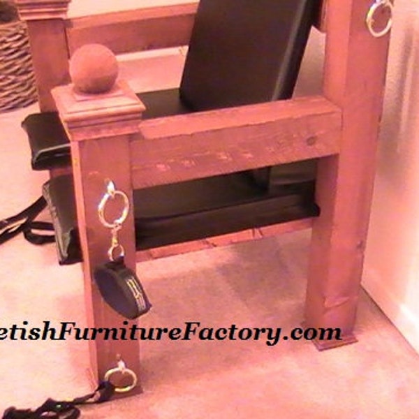 Mature: Bondage Chair, Oral Service Chair, Queening Chair, BDSM Furniture, FemDom, Adult, Face Sitting Chair, Do It Yourself Instructions.