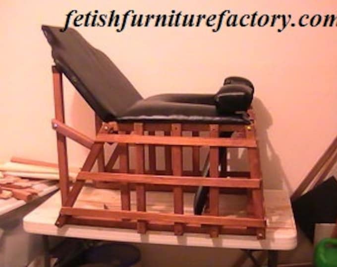 Mature: Face Sitting Queening Chair for Oral Worship. Dominatrix Queening. BDSM Toy, Dungeon, FemDom, Dungeon, Do It Yourself Instructions.