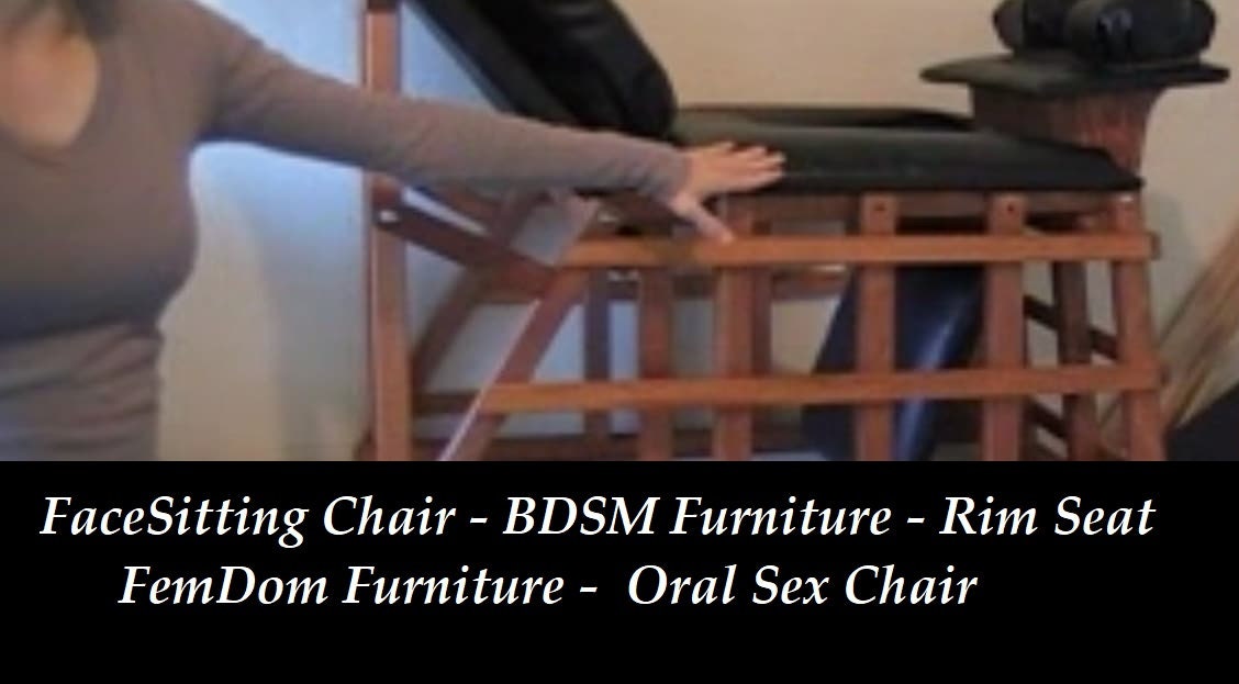 Mature: FemDom Oral Pleasure Chair. Queening Chairs Smother 