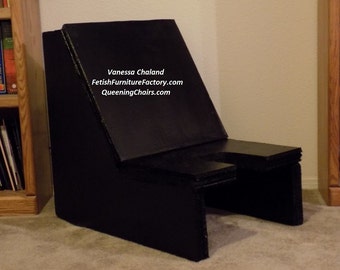 Mature: Facesitting Chair for Oral Service. Queening Stool, FemDom BDSM, Dungeon, Smother Box, Rim Seat, Do It Yourself Instructions.