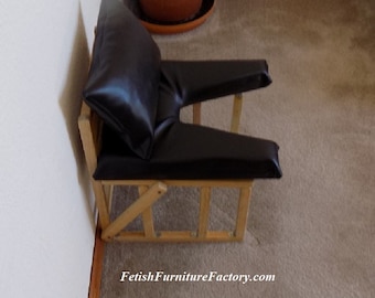 Mature: Queening Chair, Face Sitting Chair, Queening Stool, BDSM Toy, Rim Seat, Kinky Toys, Oral Service Chair, Do It Yourself Instructions.