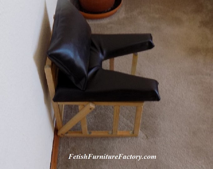 Mature: Queening Chair, Face Sitting Chair, Queening Stool, BDSM Toy, Rim Seat, Kinky Toys, Oral Service Chair, Do It Yourself Instructions.