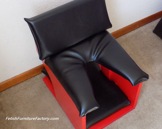 Mature: FemDom Oral Pleasure Chair. Queening Chairs, Smother Box. Rim Seat, Face Sit Chair, BDSM Furniture, Do It Yourself Instructions.