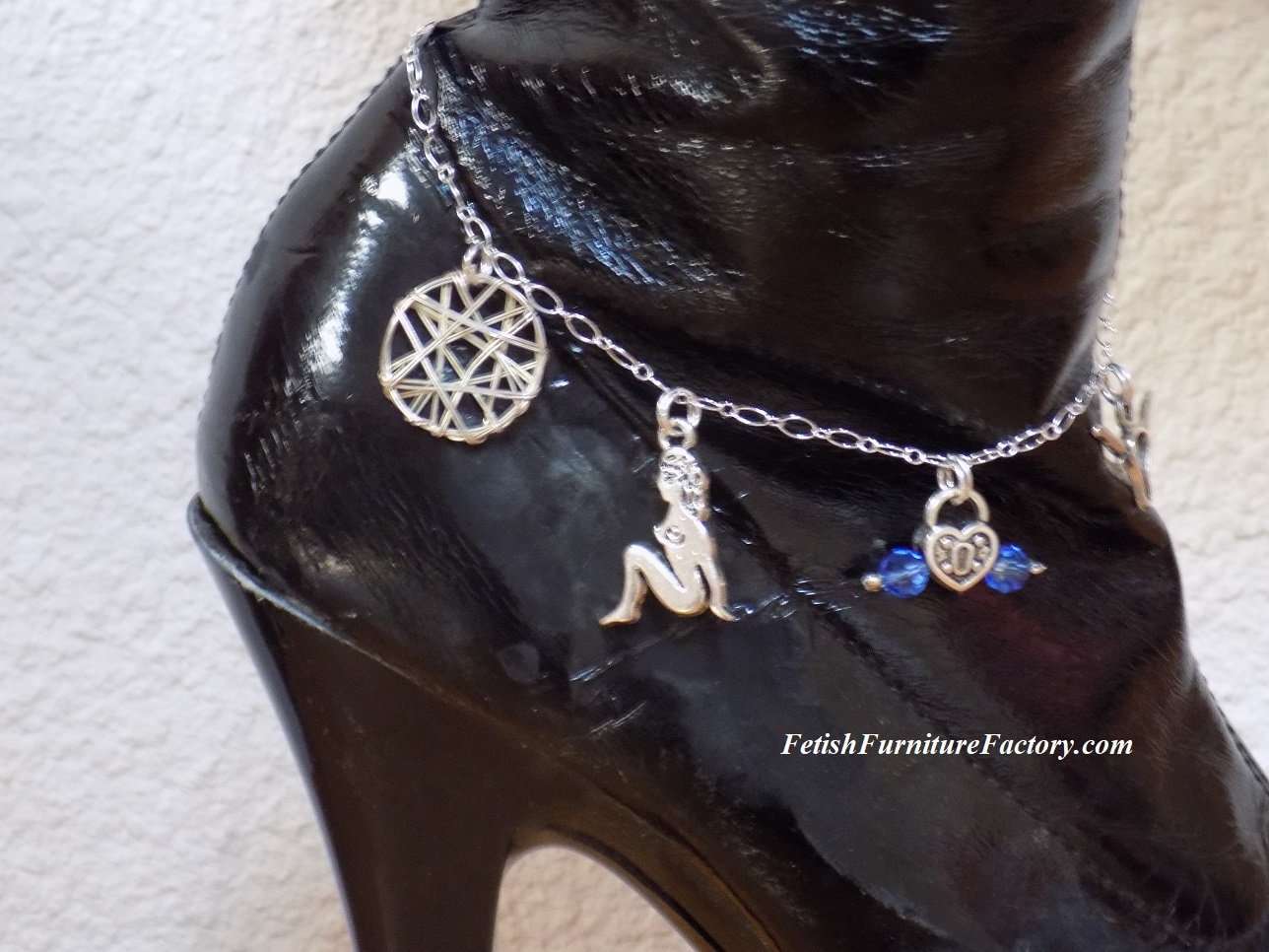 Mature Hotwife Anklet, Hotwife Charms, BDSM Jewelry, Cuckold, Sex Toys, Fetish, Kinky Jewelry, FemDom, Dungeon, Body Jewelry, Swingers, picture image