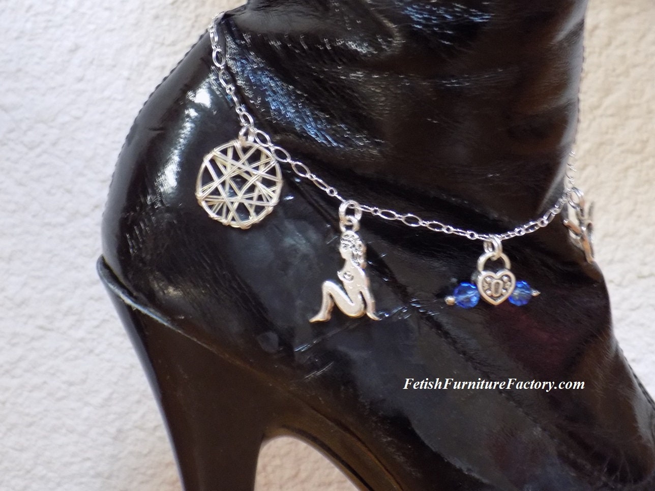 Mature Hotwife Anklet, Hotwife Charms, BDSM Jewelry, Cuckold, Sex Toys, Fetish, Kinky Jewelry, FemDom, Dungeon, Body Jewelry, Swingers, photo photo